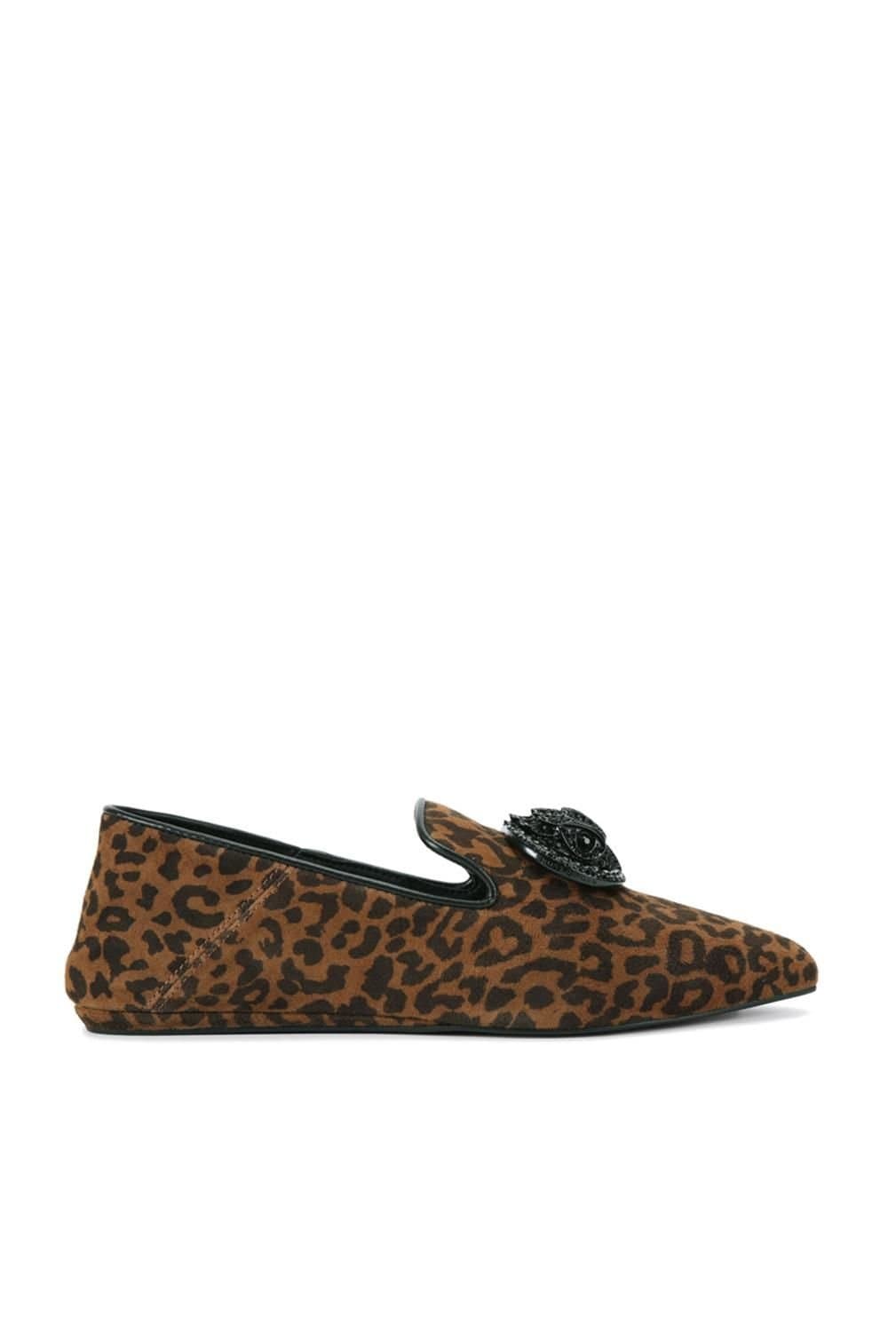 Kurt Geiger London Kurt Geiger London Women's 'Chelsea Point Slip On' Flats in Dark Brown