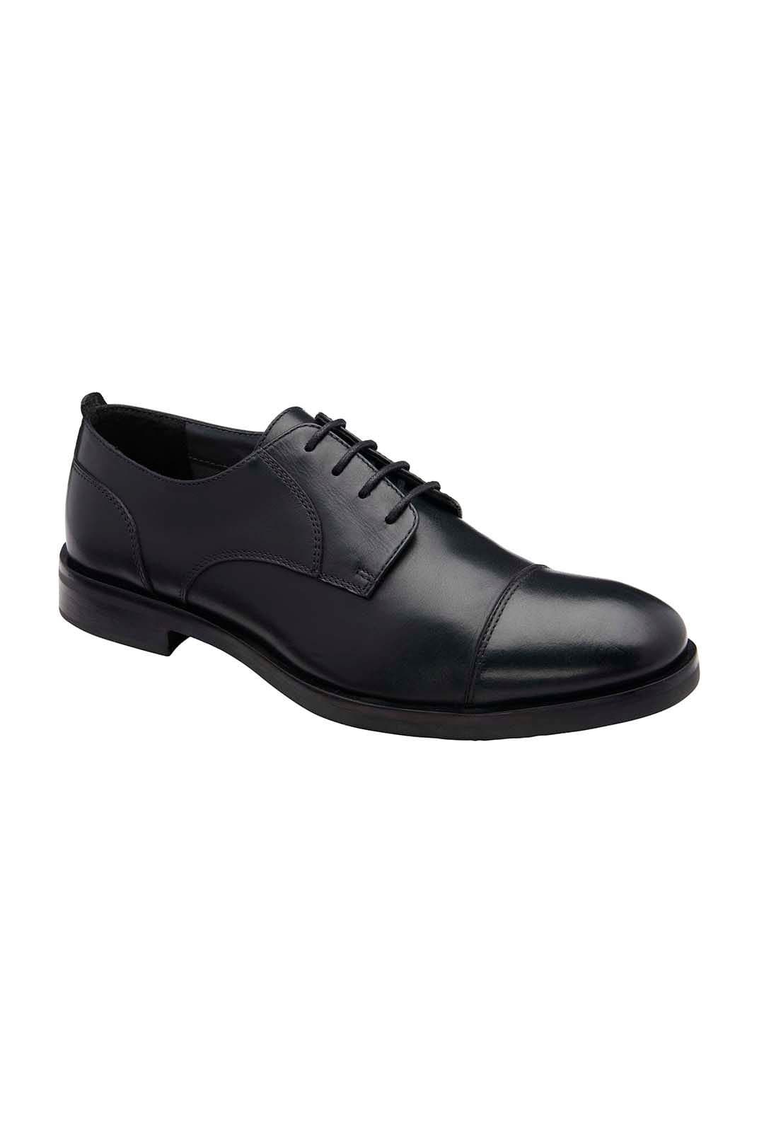 Frank Wright Frank Wright Men's Leather 'Keetley' Derby Shoes in Black