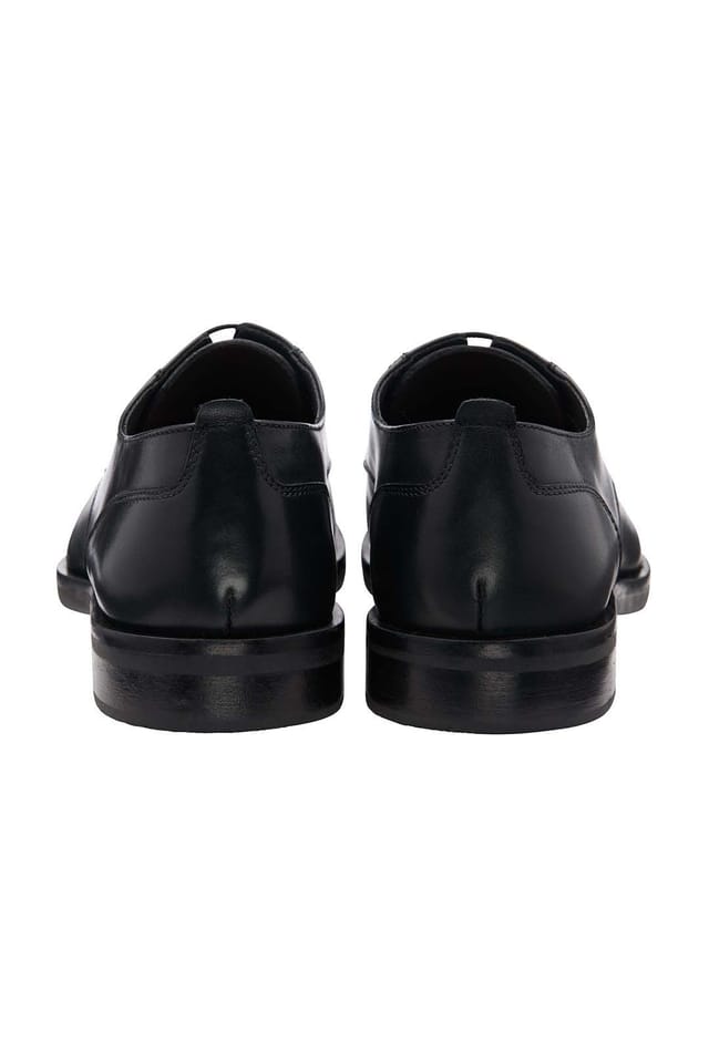 Frank Wright Frank Wright Men's Leather 'Keetley' Derby Shoes in Black - 3