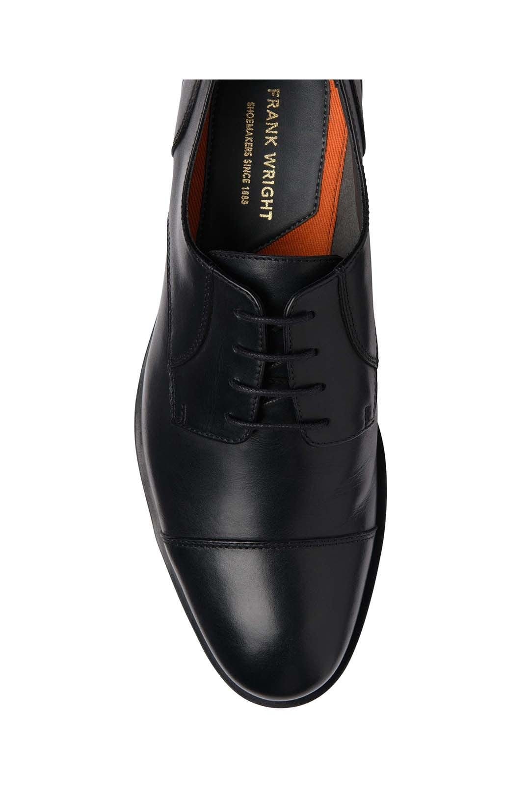 Frank Wright Frank Wright Men's Leather 'Keetley' Derby Shoes in Black - 4