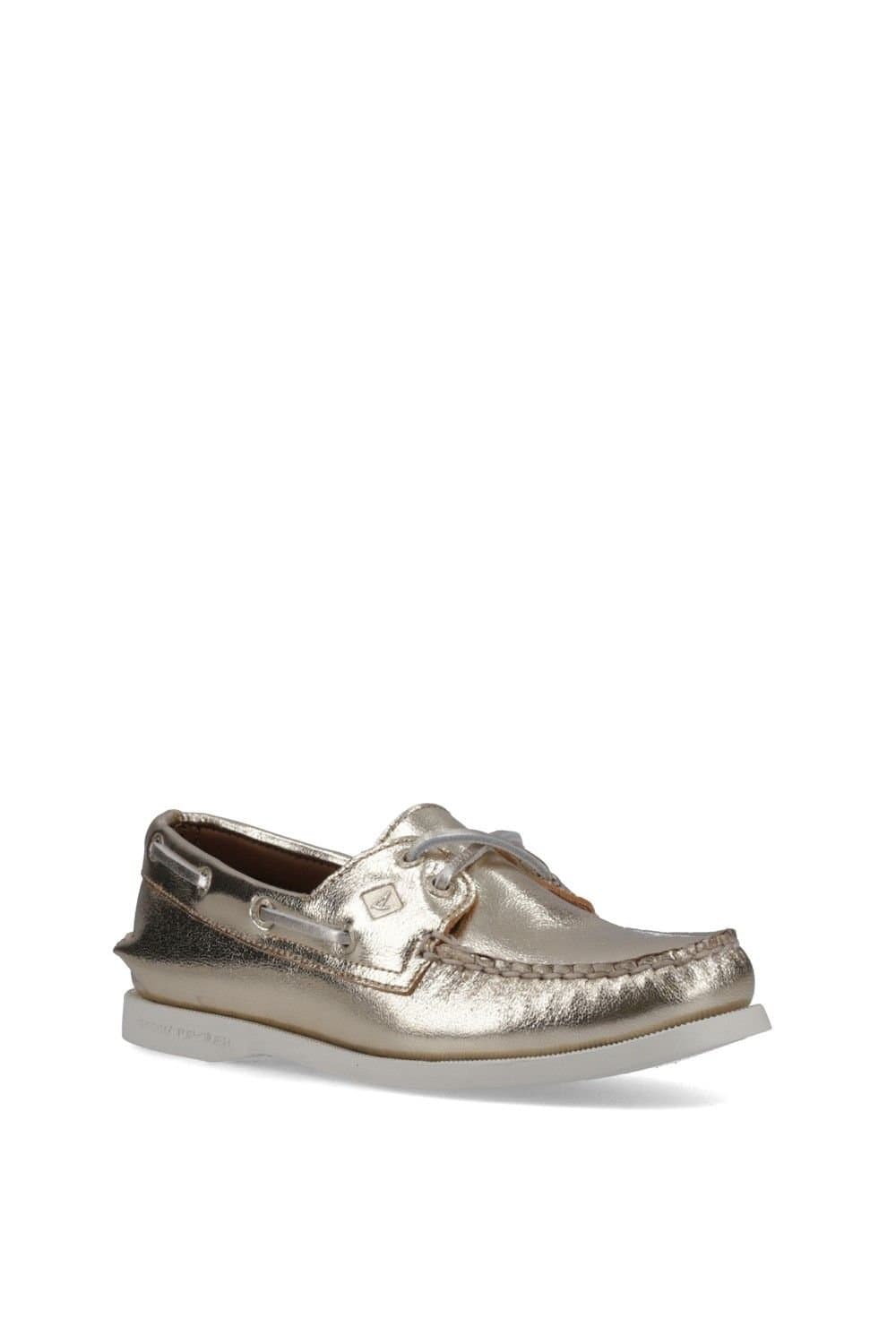 Sperry Sperry Women's Authentic 2 Eye Boat Shoe in Gold