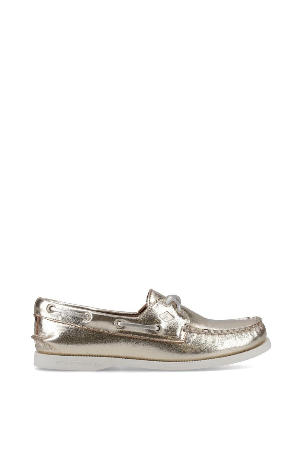 Sperry Sperry Women's Authentic 2 Eye Boat Shoe in Gold - 4