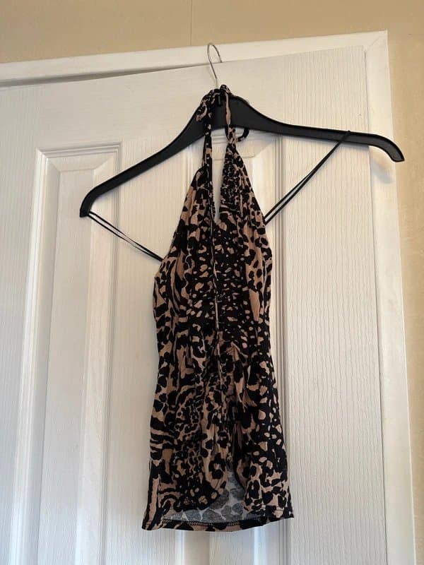 New Look Cheetah halter neck top - new look