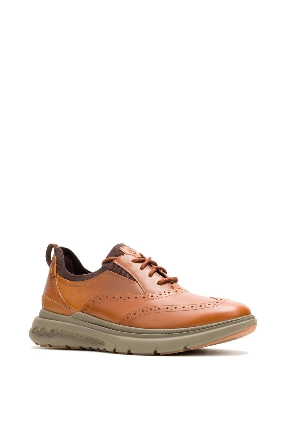 Hush Puppies Hush Puppies Men's Excel Wingtip Shoe in Tan