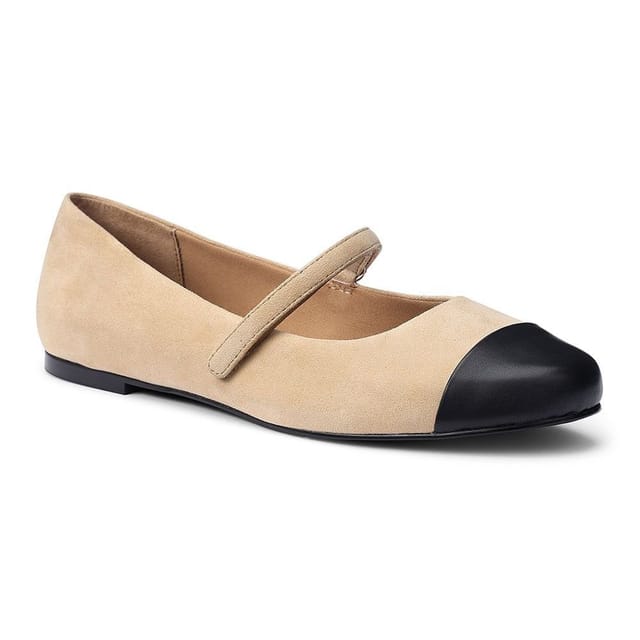 Hotter Hotter Women's 'Sigrid' Chic Mary Janes in Cream - 2