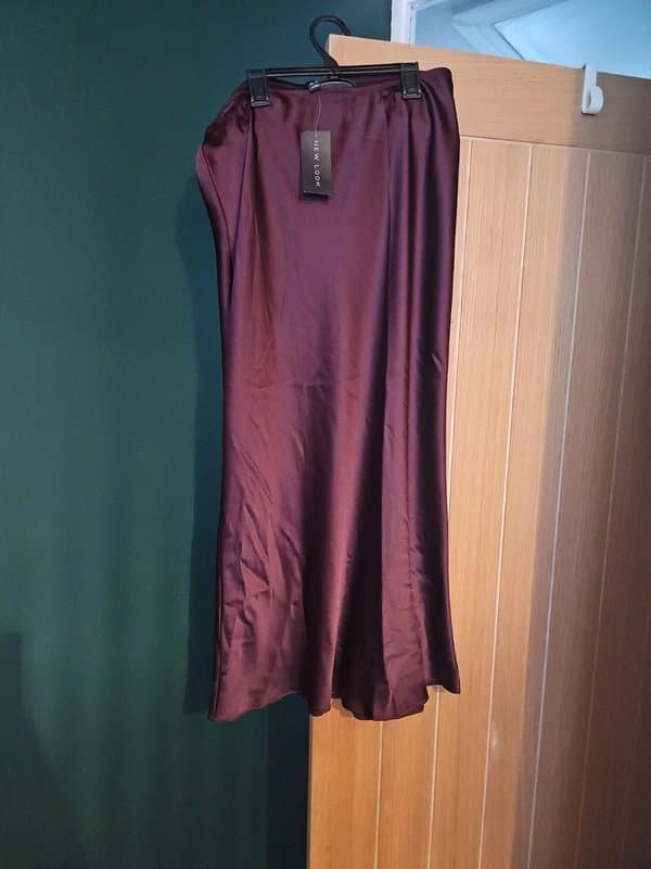 New Look New Look Satin maxi skirt