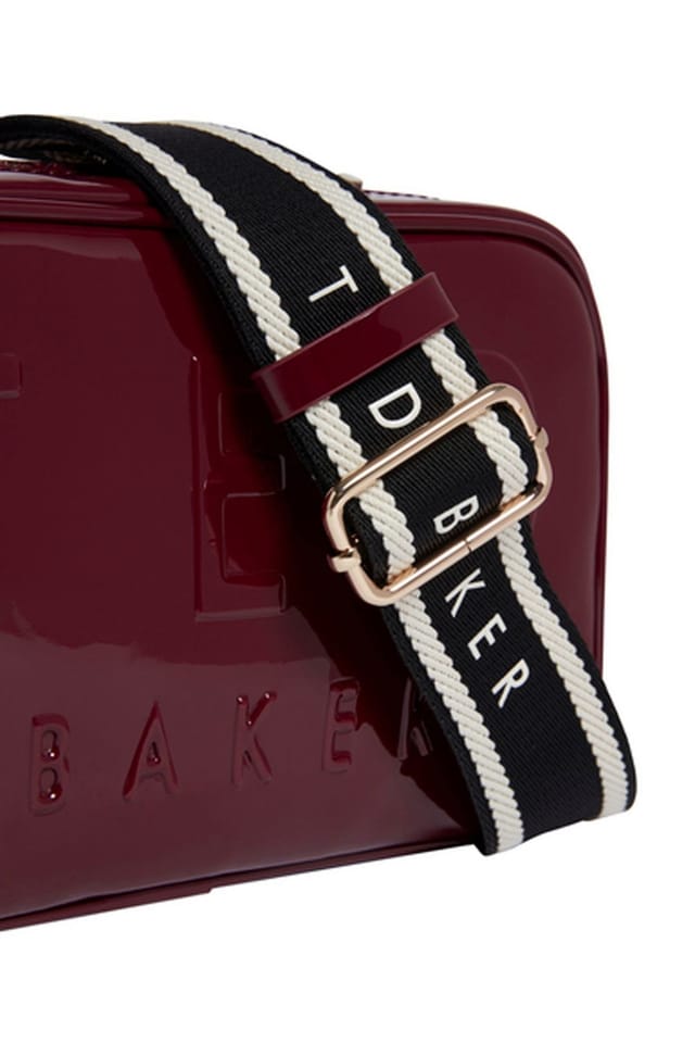 Ted Baker Ted Baker Women's LOUEEY Webbing Detail Camera Bag Oxblood in Burgundy - 2
