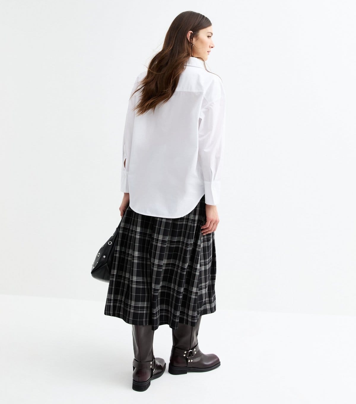 Tokyo Doll Women's White Long Cuff Poplin Shirt Tokyo Doll New Look - 4