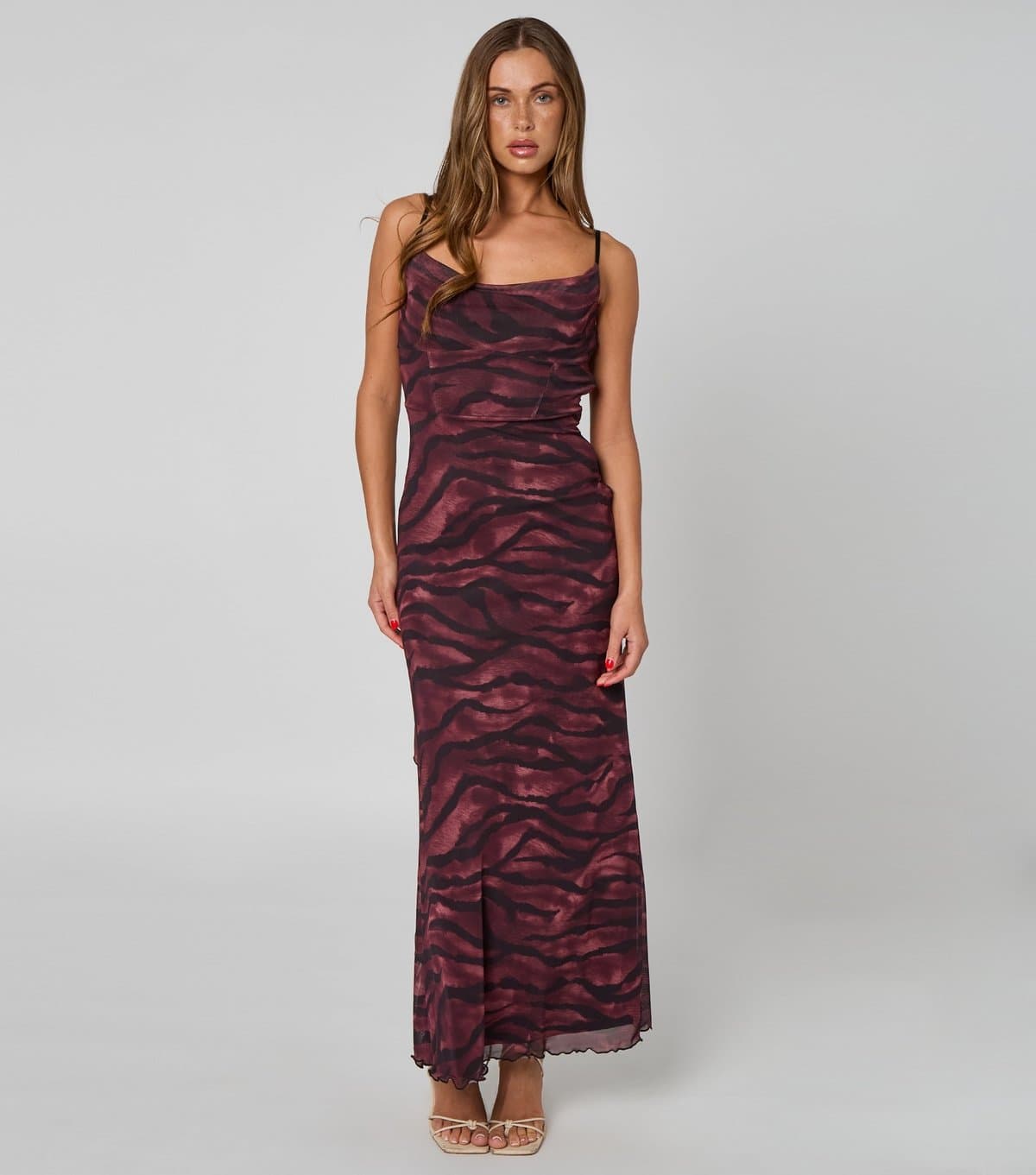 Urban Bliss Women's Pink Cowl Neck Corset Maxi Dress Urban Bliss New Look