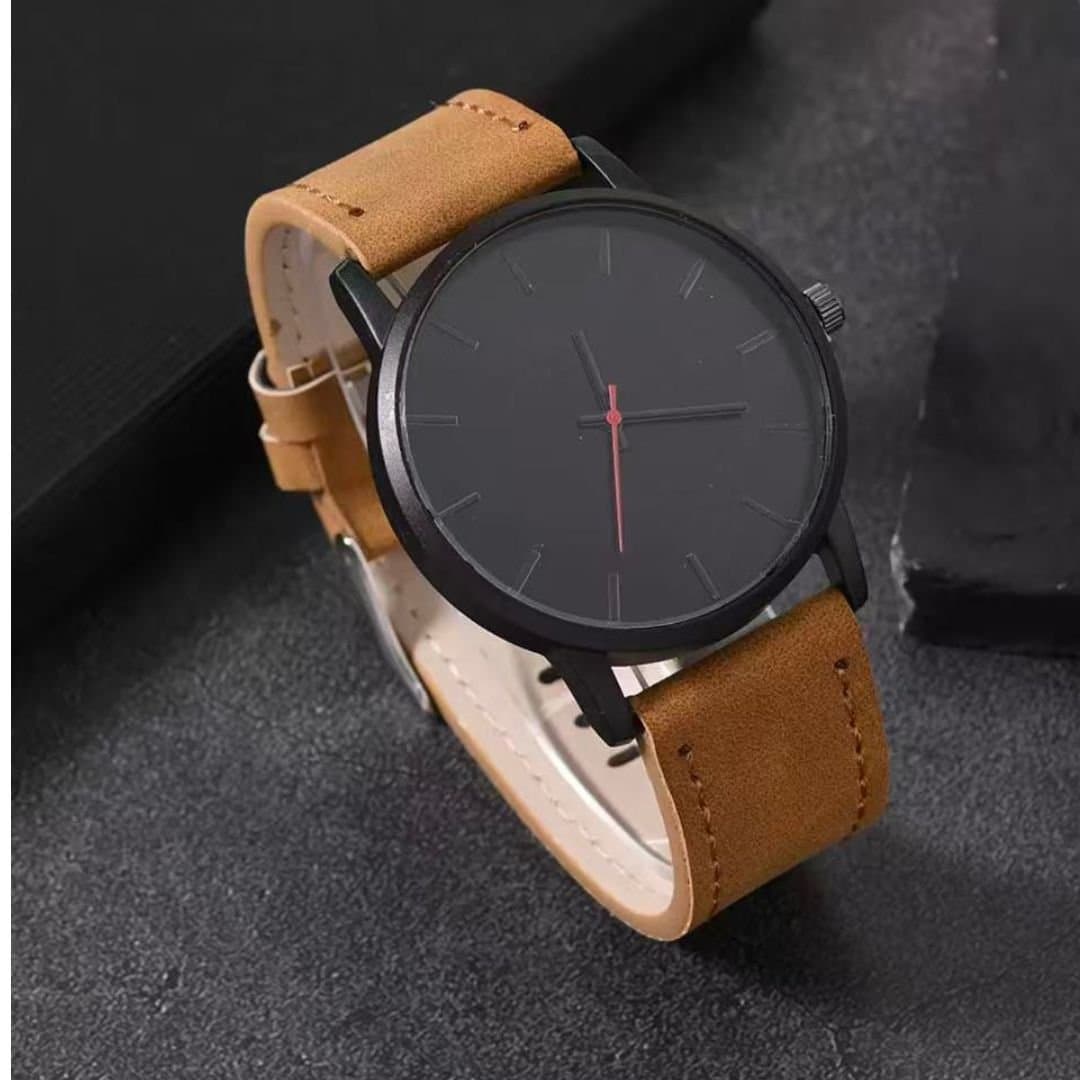 Lovii Lovii Men's Minimalist Quartz Watch in Brown
