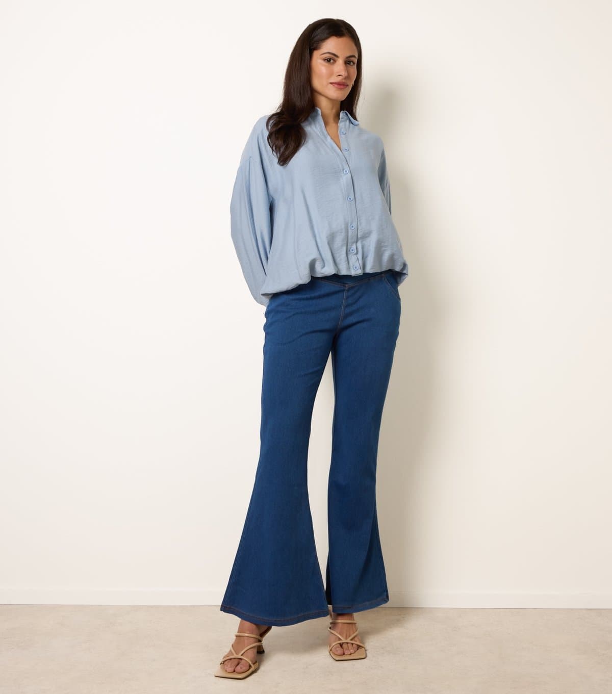 Blue Vanilla Blue Vanilla Blue Flared Leg Jeans