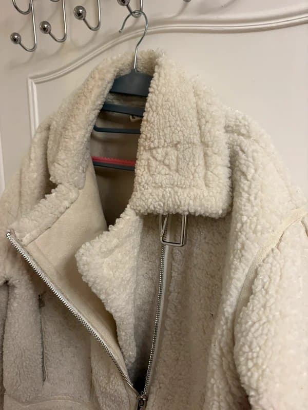 Topshop topshop sheepskin borg size 12