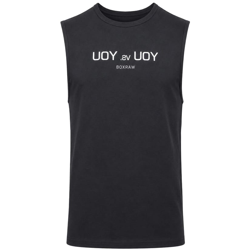 BoxRaw BoxRaw Men's You vs. You Black Muscle Vest - 1