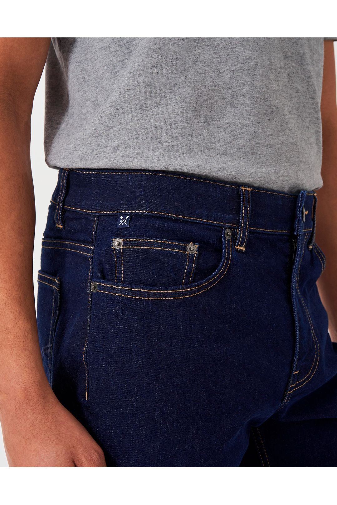 Crew Clothing Crew Clothing Men's Spencer Slim Jean Indigo in Dark Blue - 4