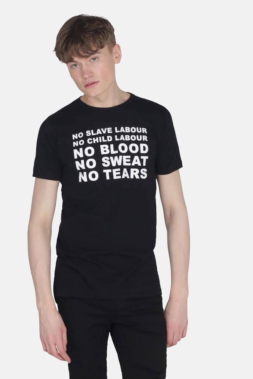 Monkee Genes Monkee Genes Men's Crew Neck Short Sleeve Graphic Print T-Shirt in Black - 1