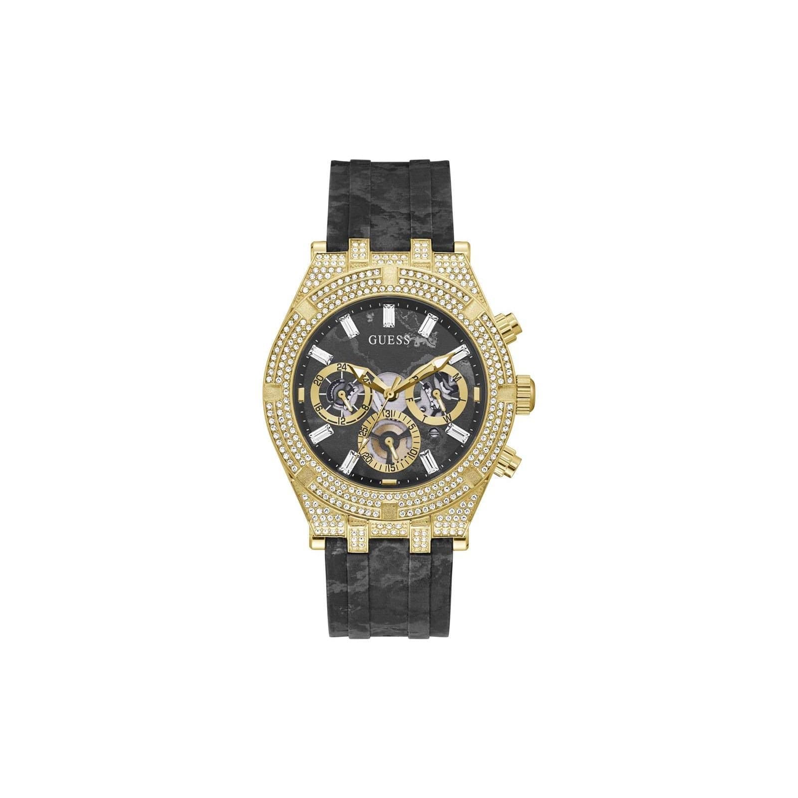 Guess Guess Men's GW0418G2 Continental 44mm Quartz Watch in Black