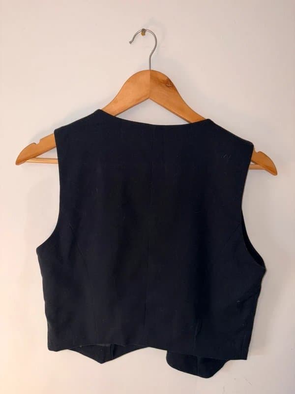 Bershka Bershka navy blue waistcoat  - S