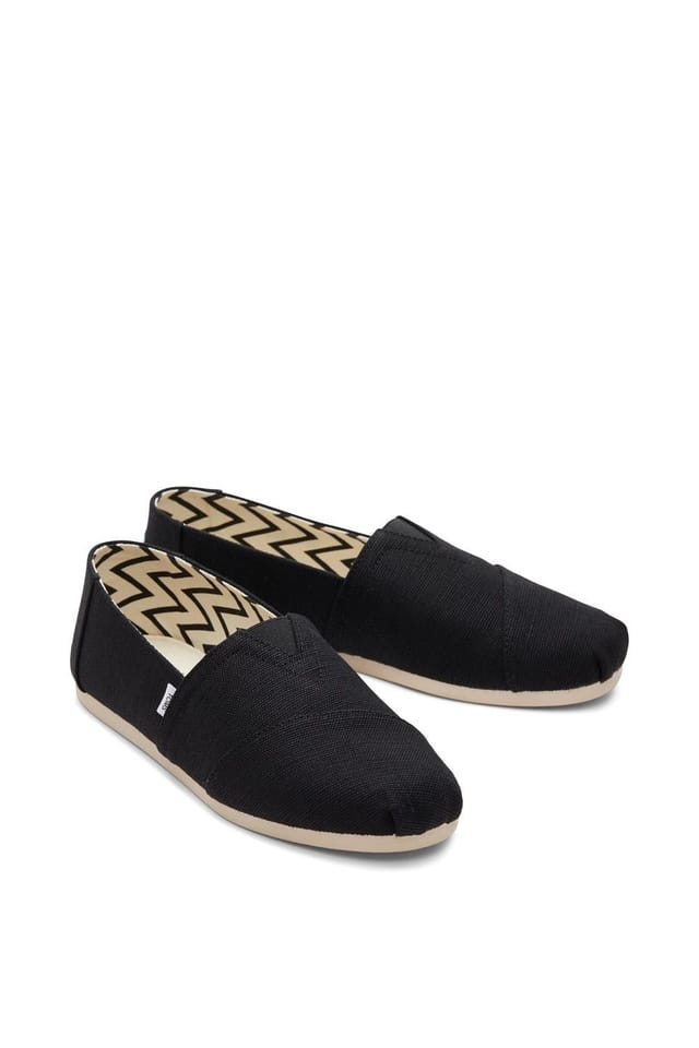 TOMS TOMS Men's Alpargata Slip on Shoe in Black - 3