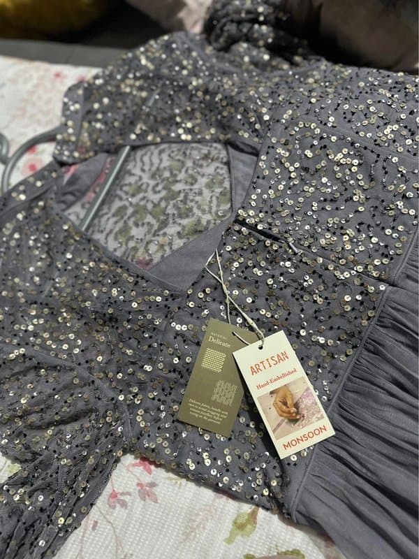 Monsoon Monsoon Sequin Bridesmaid Dress