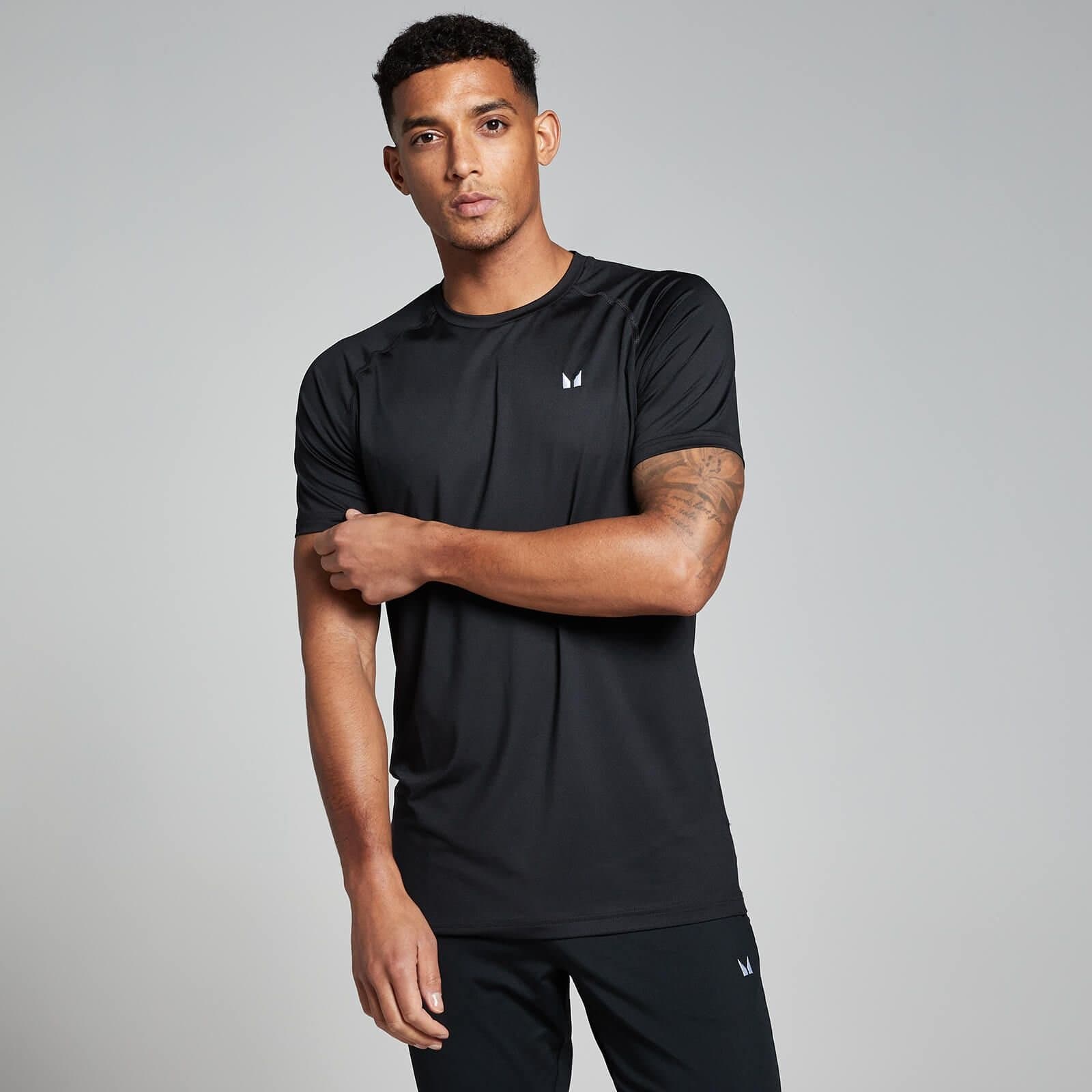 MyProtein Myprotein Men's Training Short Sleeve T-Shirt in Black