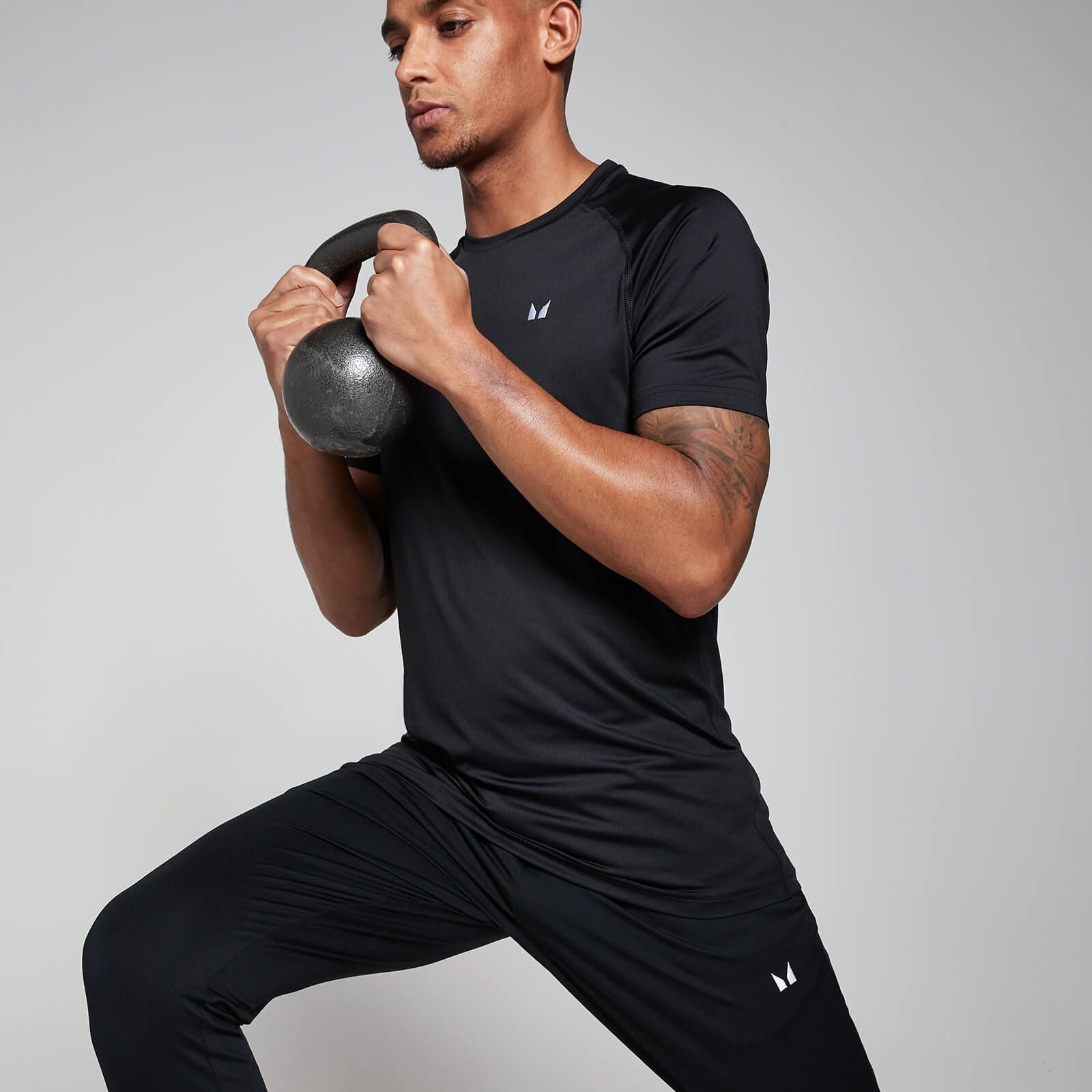 MyProtein Myprotein Men's Training Short Sleeve T-Shirt in Black - 4