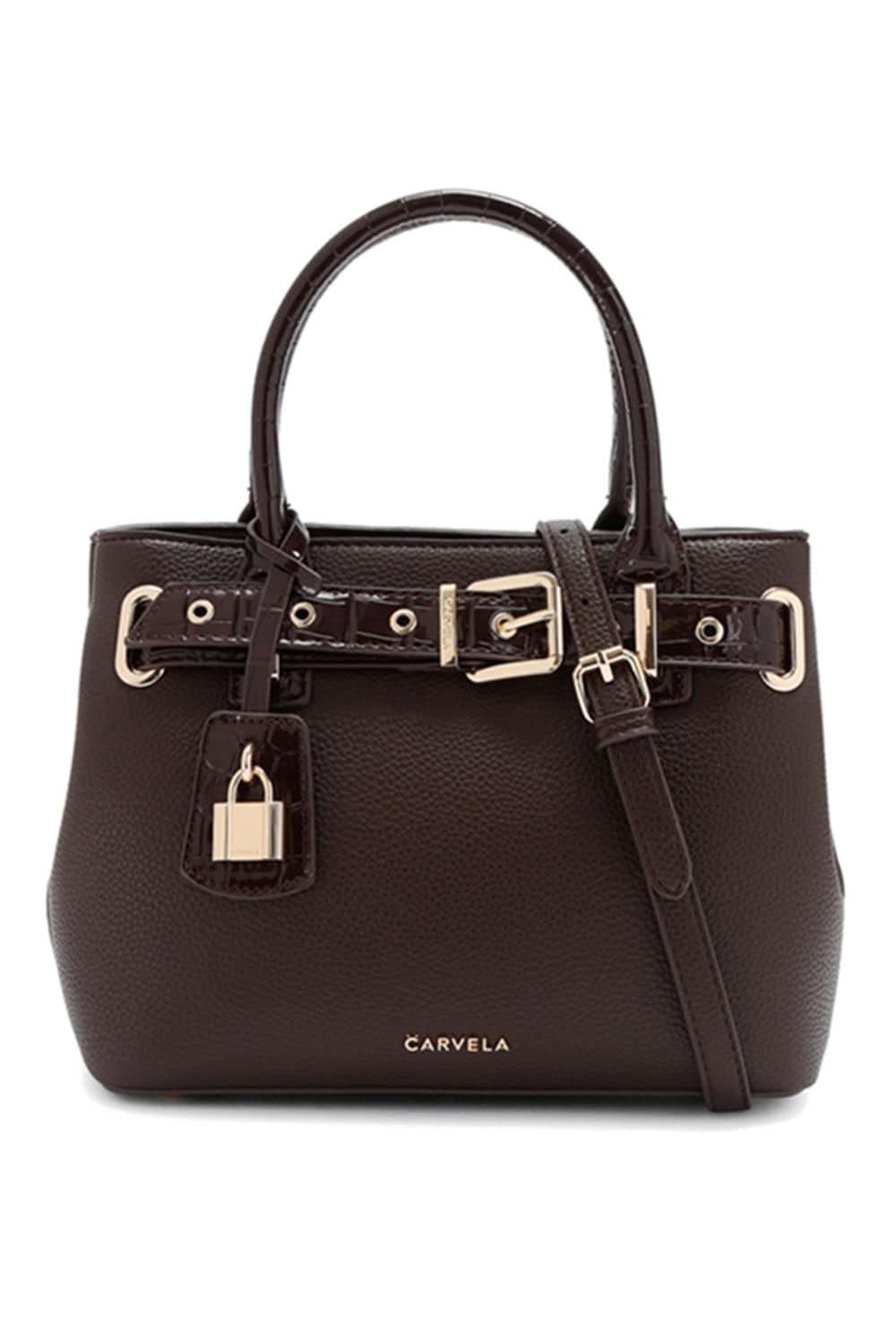 Carvela Carvela Women's 'Maria Mini Belt' Bag in Dark Brown