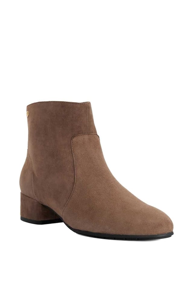Dune London Dune London Women's 'Pardys' Suede Ankle Boots in Brown - 2