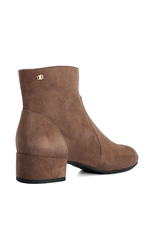 Dune London Dune London Women's 'Pardys' Suede Ankle Boots in Brown - 3