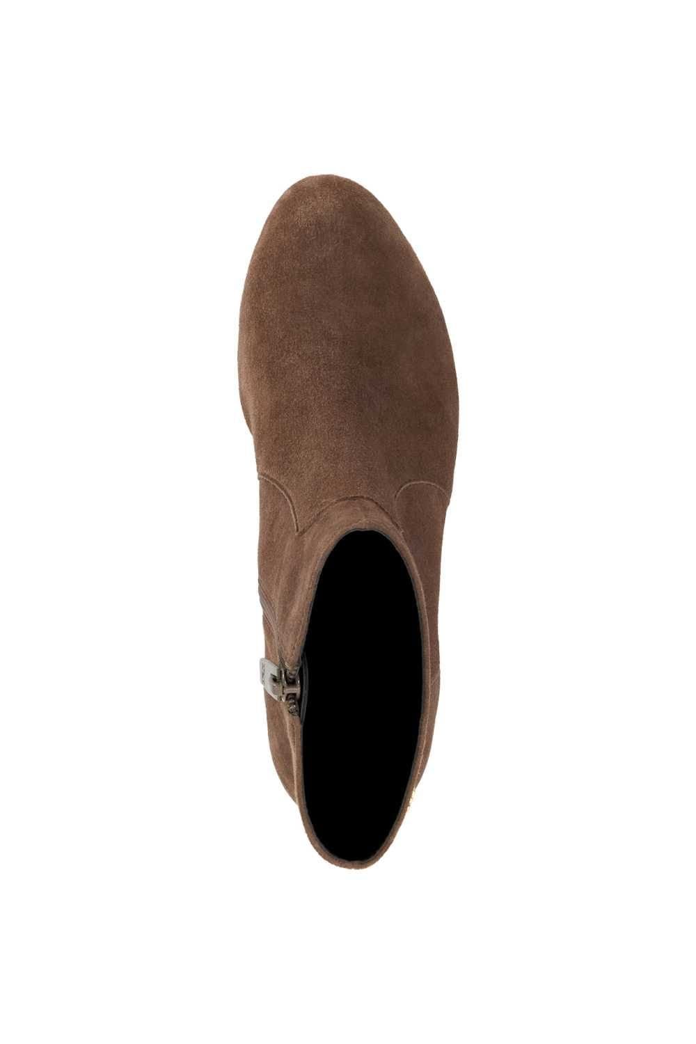 Dune London Dune London Women's 'Pardys' Suede Ankle Boots in Brown - 4