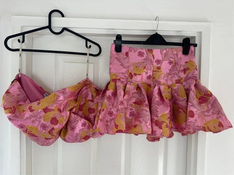 ASOS Luxe Pink Floral Co-Ord Set