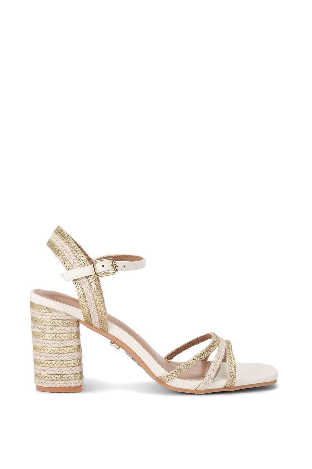 Carvela Carvela Women's 'Soprano Heel' Fabric Heels in Cream
