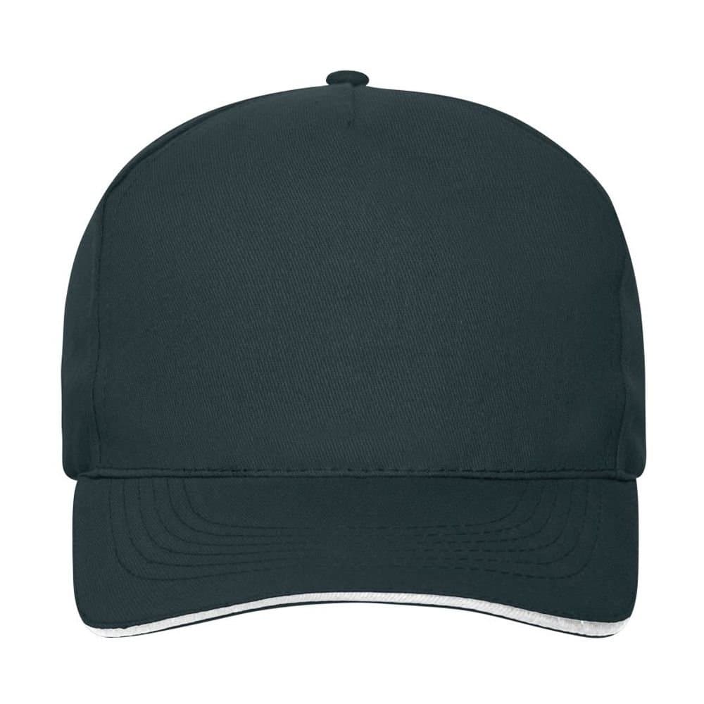 Myrtle Beach Myrtle Beach Men's 5 Panel Cotton Sandwich Peak Cap in Navy