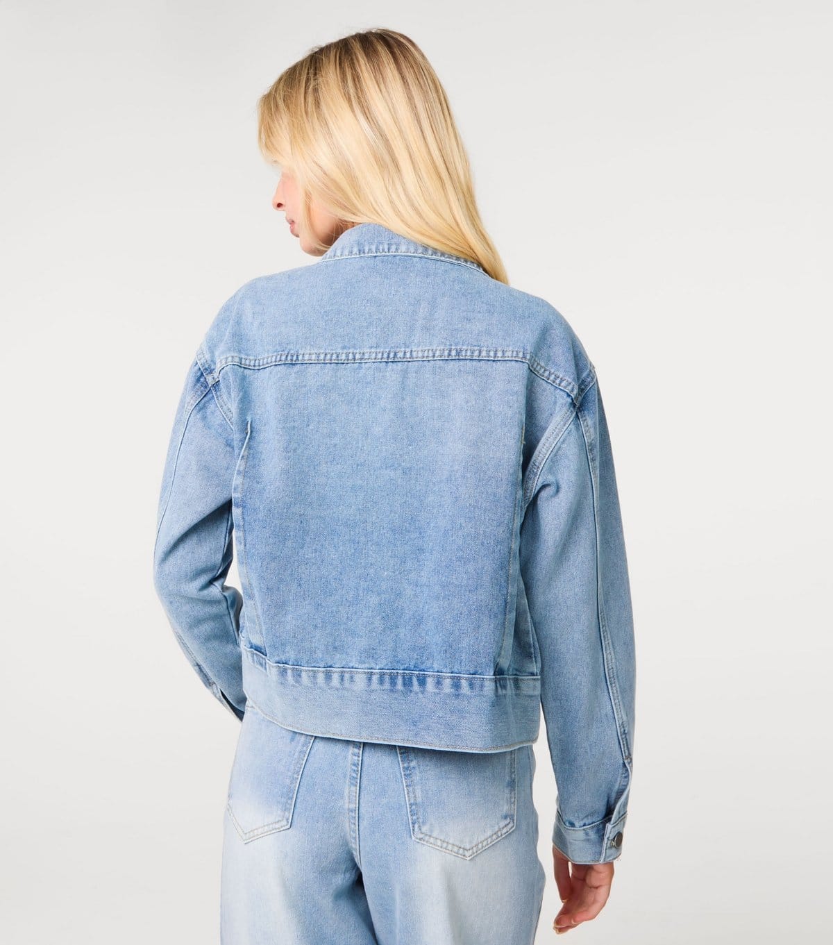 Pink Vanilla Women's Diamanté Trim Denim Jacket Pink Vanilla New Look - 4