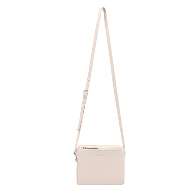 Paul Costelloe Paul Costelloe Women's Thaya Leather Cross Body Bag in Light Beige - 2
