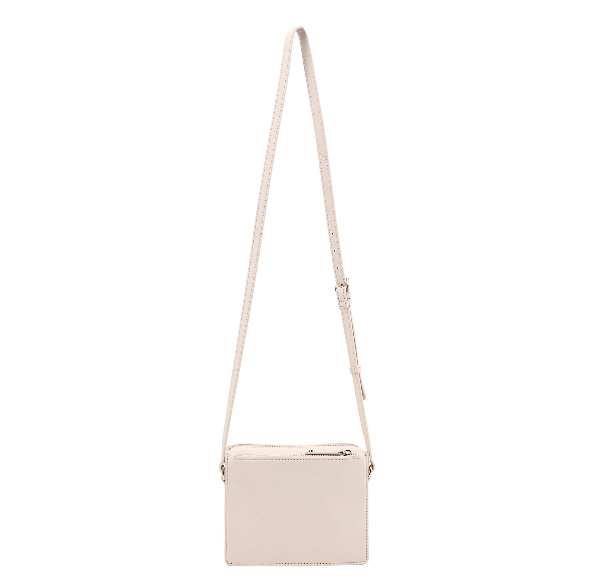 Paul Costelloe Paul Costelloe Women's Thaya Leather Cross Body Bag in Light Beige - 4