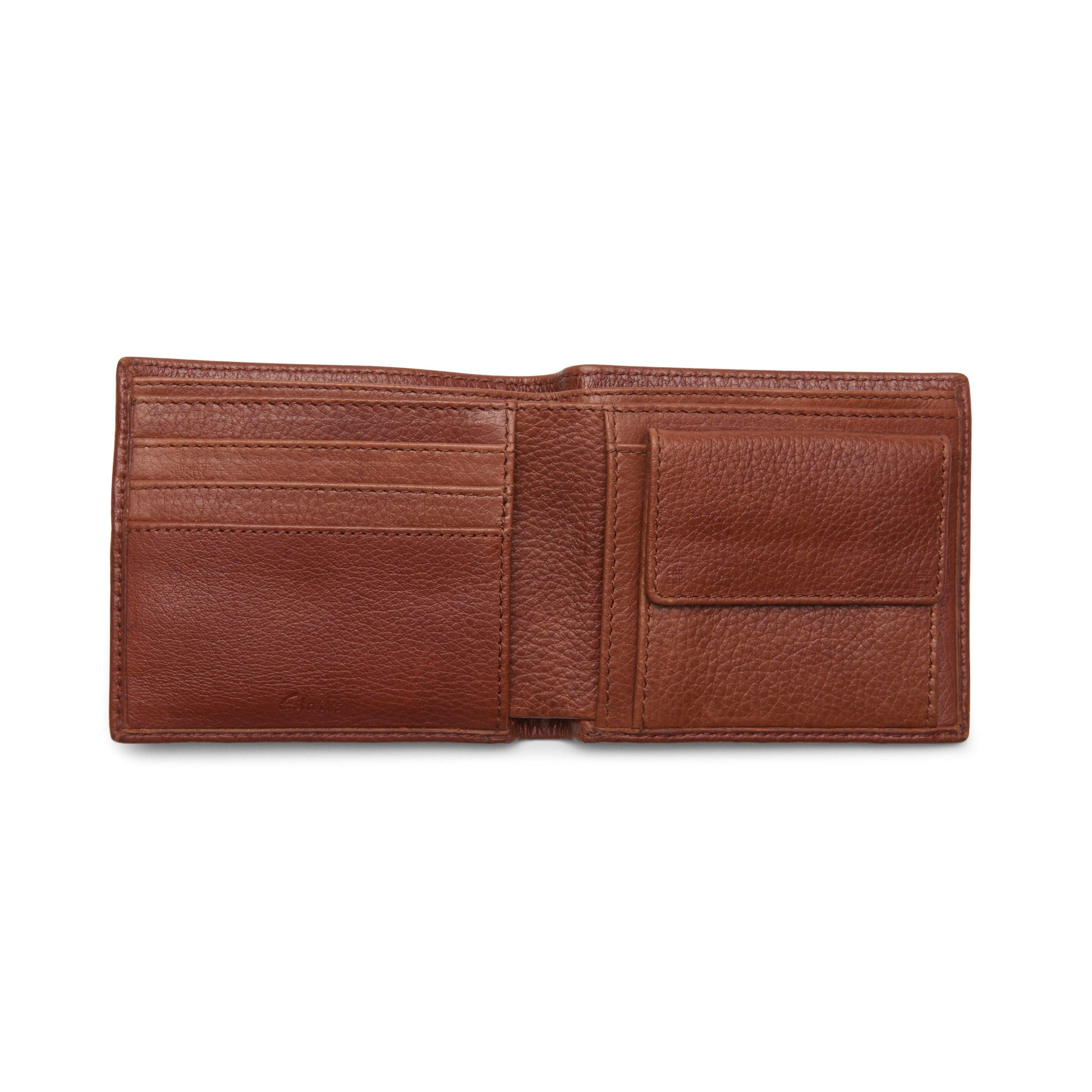 Clarks Clarks Men's Garnet Mid Tan Leather Wallet in Brown - 2