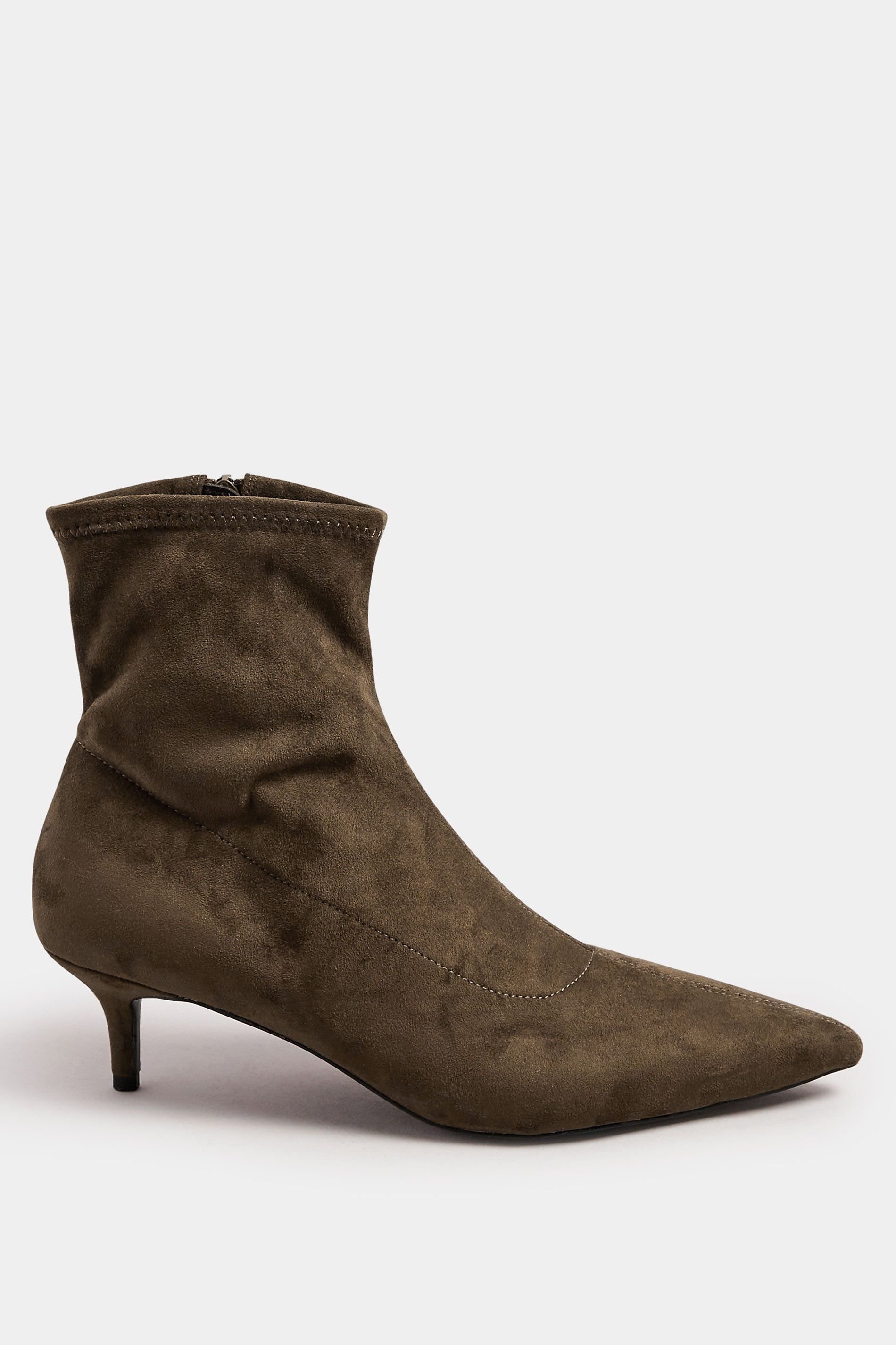 Long Tall Sally Long Tall Sally Women's Heeled Boots In Standard Fit in Brown - 3