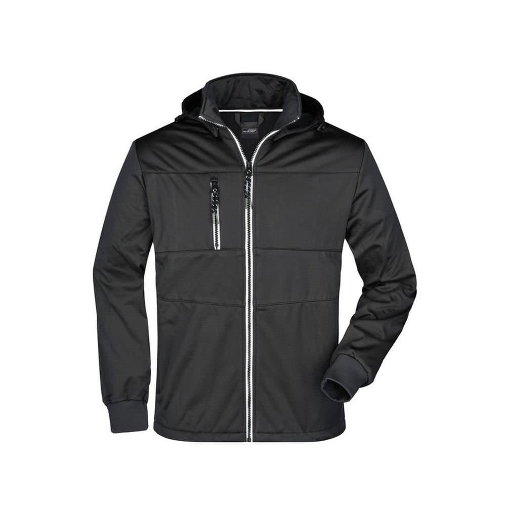 James and Nicholson James and Nicholson Men's Maritime Softshell Jacket in Black