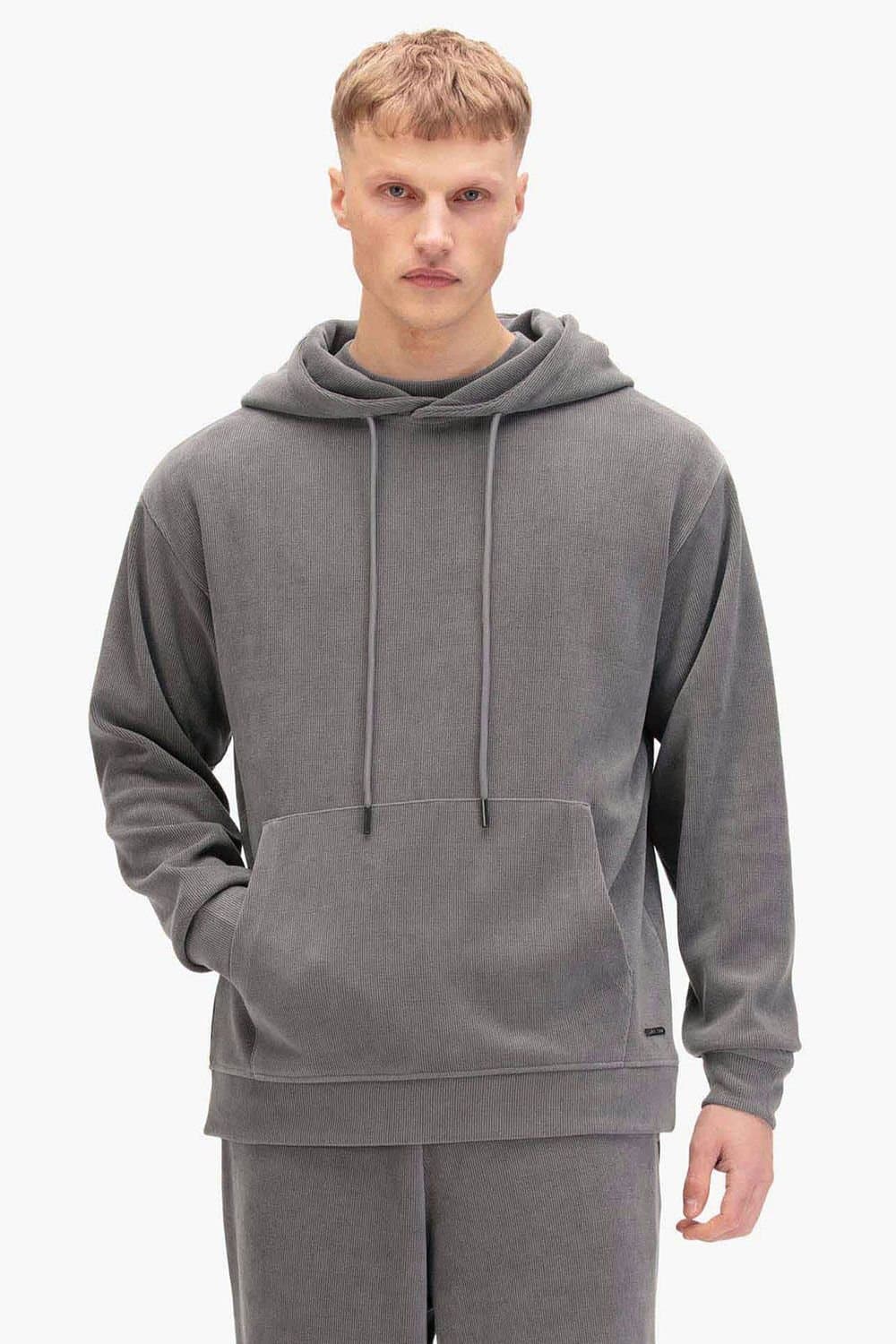 Luke 1977 Luke 1977 Men's Bushwick Overhead Hoodie in Mid Grey