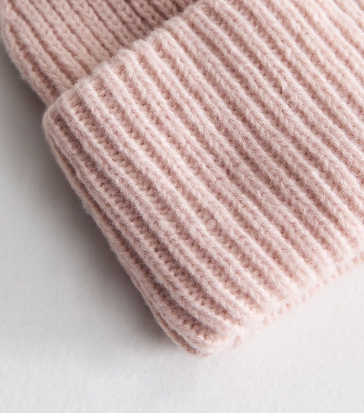 New Look Pink Ribbed Knit Beanie New Look - 3