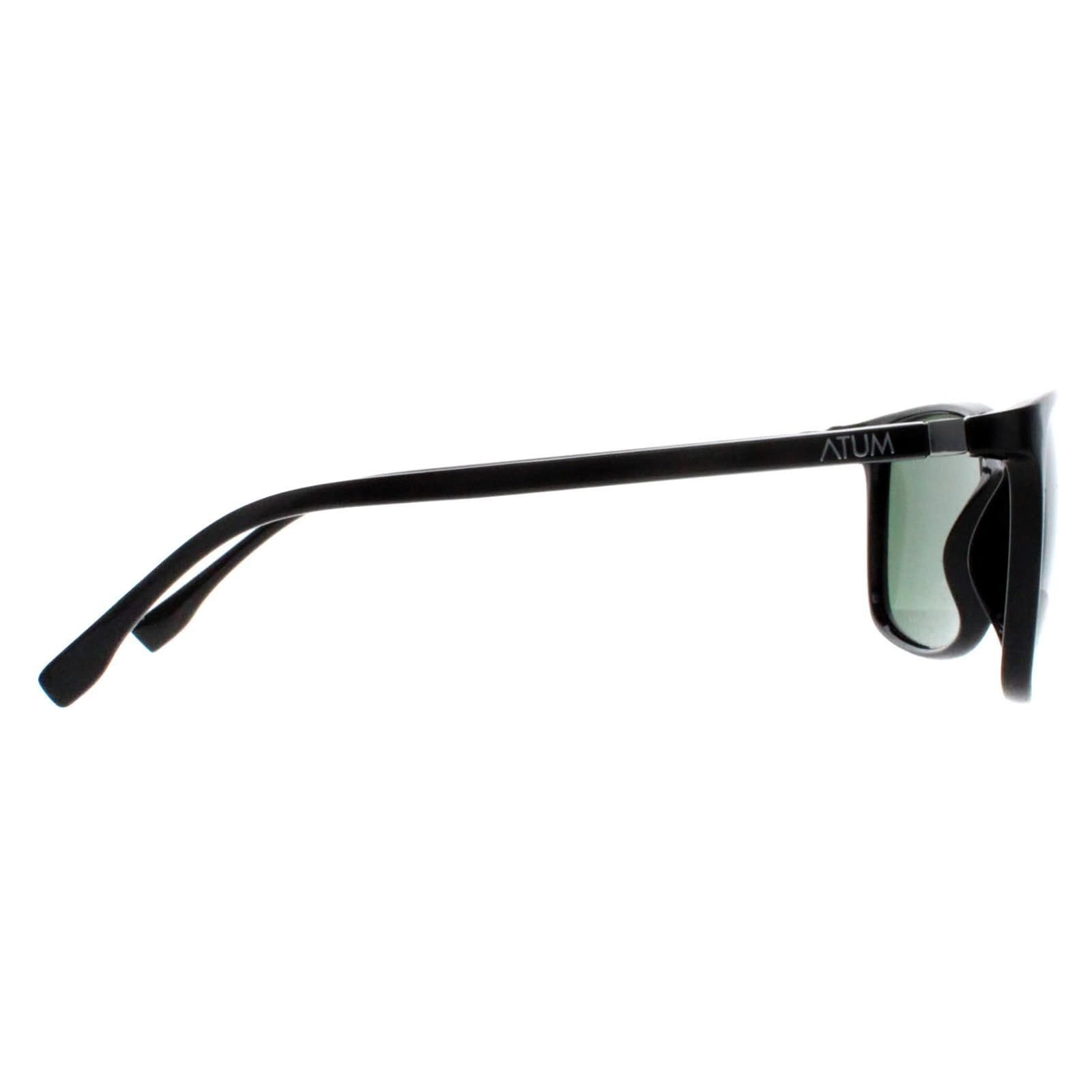 Atum Atum Men's Rectangle Shiny Black G15 Green Quill - 4