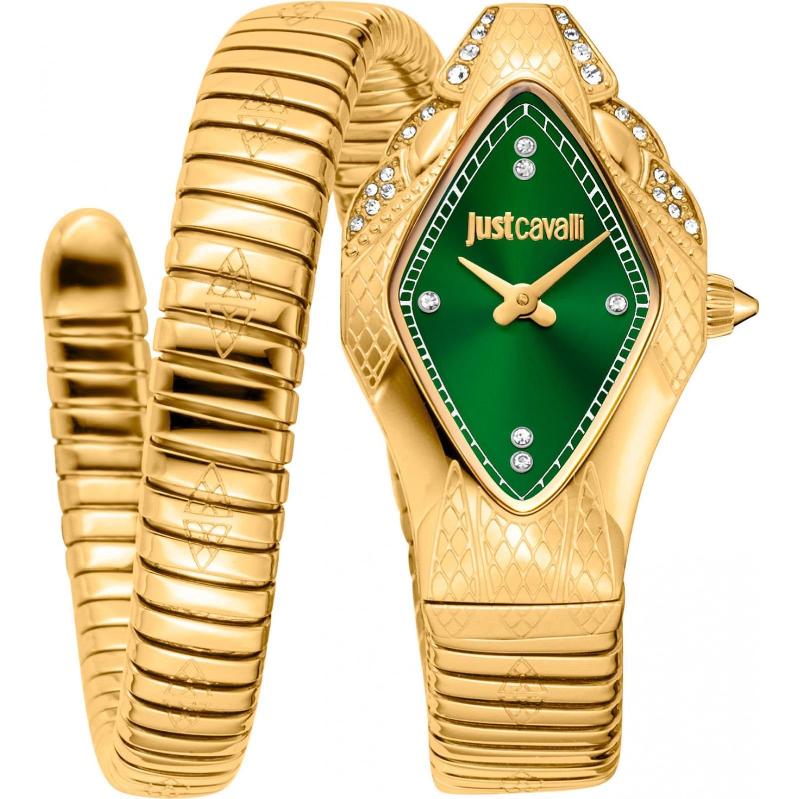Just Cavalli Just Cavalli Women's JC1L306M0045 Signature 22mm Quartz Watch in Gold