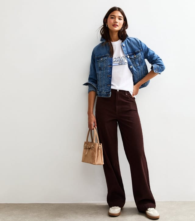 New Look Women's White Chicago Slogan Print T-Shirt New Look - 3