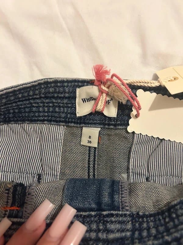 White Stuff White Stuff Denim Jean Skirt UK 8 EU 36 New With Tags NWT Blue Cotton Mini Skirt RRP £45