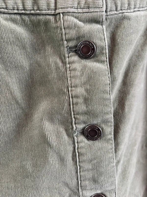 M&S Collection M&S Khaki Button-Front Mini Skirt