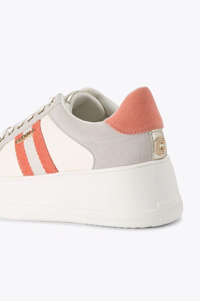 Carvela Carvela Women's 'Jive Lace Up' Trainers in Light Beige - 3