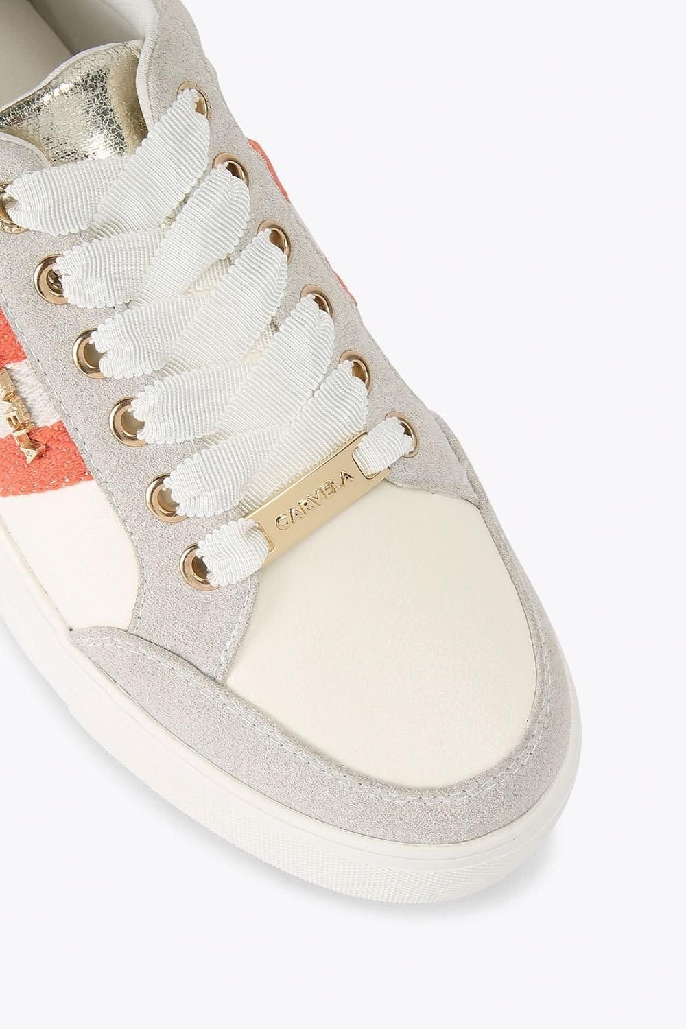 Carvela Carvela Women's 'Jive Lace Up' Trainers in Light Beige - 4