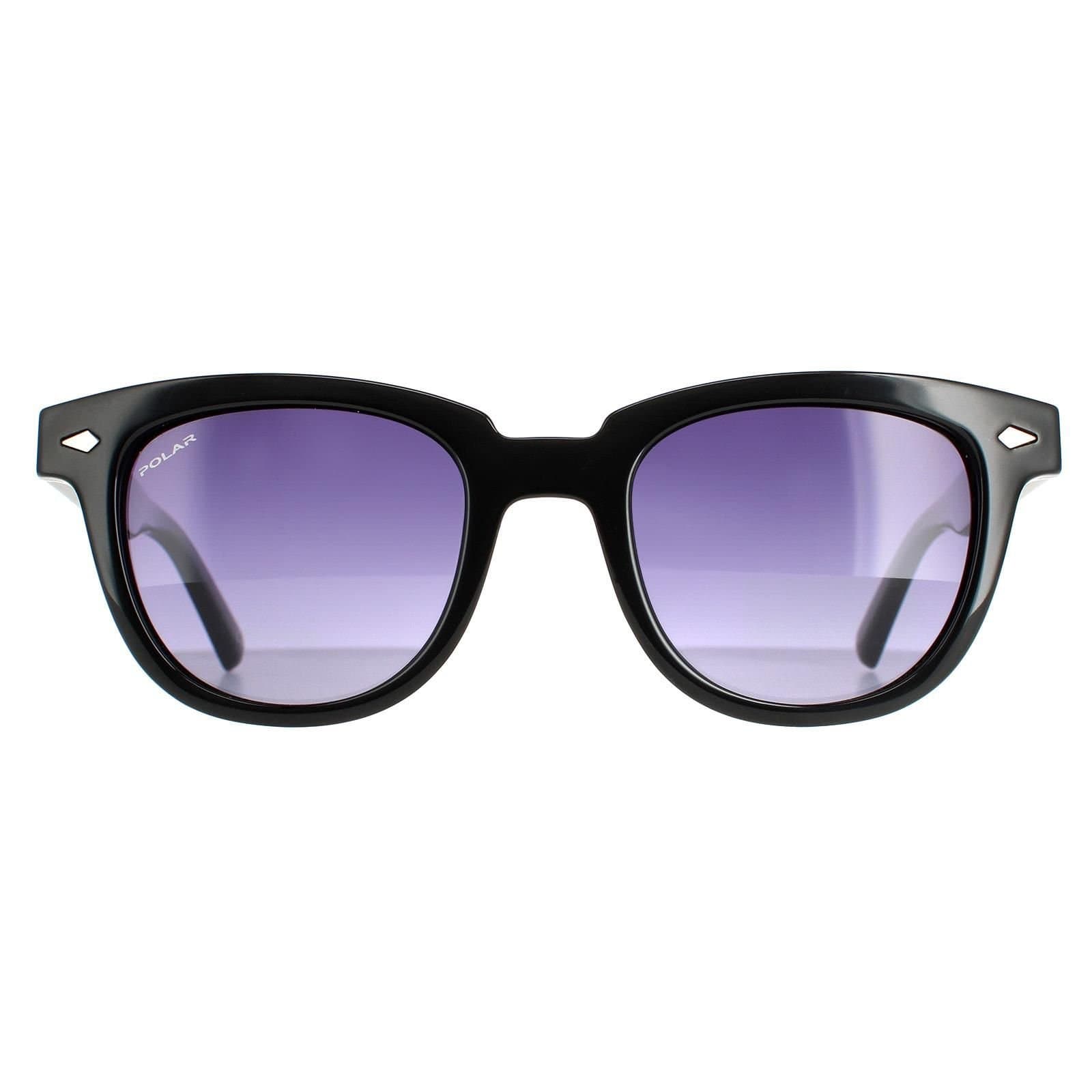 Polar Polar Men's Oval Black Grey Purple Gradient Riley