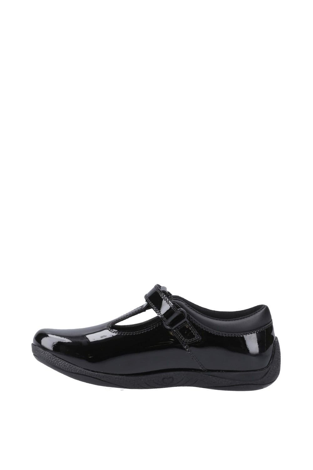Hush Puppies Hush Puppies Women's Caitlin T-Bar Patent Junior in Black - 4