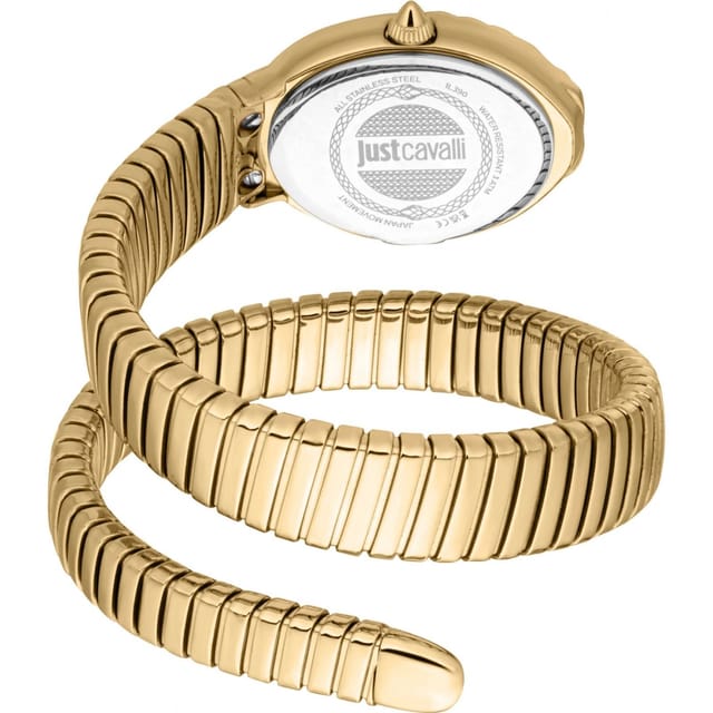 Just Cavalli Just Cavalli Women's JC1L390M0025 Signature Snake 22mm Quartz Watch in Gold - 2